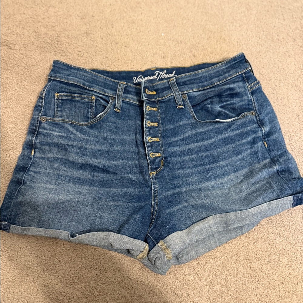 Universal Thread Women's Dark Blue Jean Shorts